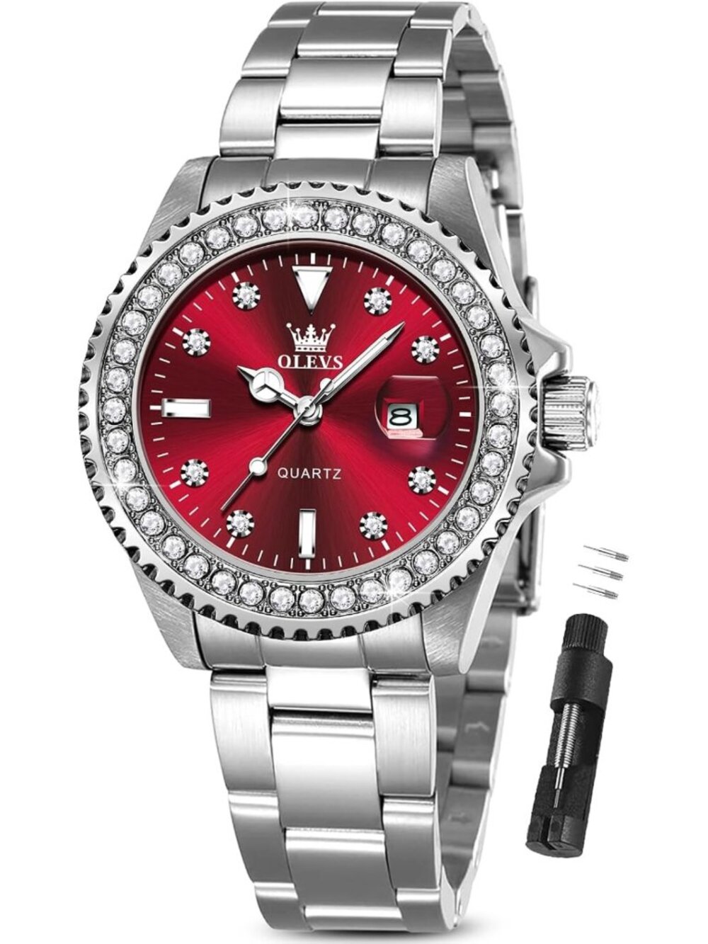Luxury Women's Waterproof Stainless Steel Dress Watch - Elegant Timepiece